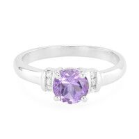 Bolivian Amethyst Silver Ring