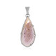 Druzy Agate Silver Pendant