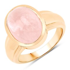 Morganite Silver Ring