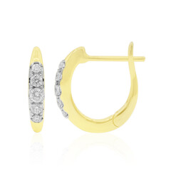 9K SI1 (G) Diamond Gold Earrings