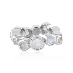 Rainbow Moonstone Silver Ring (KM by Juwelo)