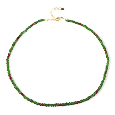 Russian Diopside Silver Necklace