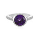 Siberian Amethyst Silver Ring