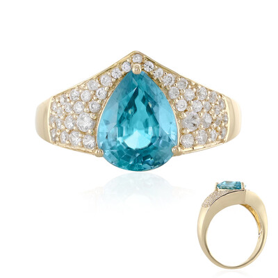 9K Ratanakiri Zircon Gold Ring (Adela Gold)