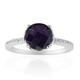 Zambian Amethyst Silver Ring