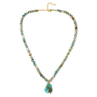 Morenci Turquoise Silver Necklace