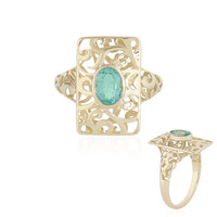 9K Colombian Emerald Gold Ring (Ornaments by de Melo)