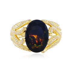 Mezezo Opal Silver Ring