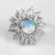 AAA Welo Opal Silver Ring (MONOSONO COLLECTION)