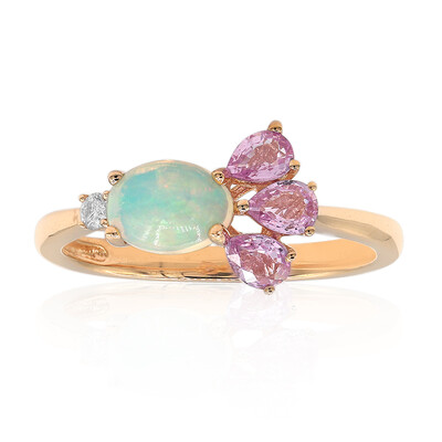 10K AAA Welo Opal Gold Ring