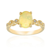 10K Australian Opal Gold Ring