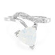 Blue Moon Quartz Silver Ring