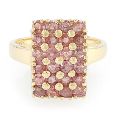 18K Unheated Padparadscha Sapphire Gold Ring (AMAYANI)