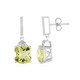 Lemon Quartz Silver Earrings