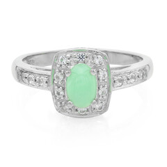 Imperial Chrysoprase Silver Ring