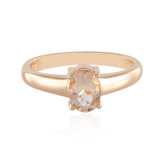 Morganite Silver Ring