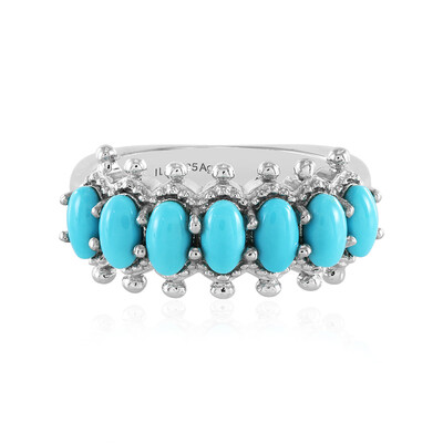 Sleeping Beauty Turquoise Silver Ring (Dallas Prince Designs)