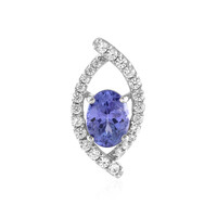 Tanzanite Silver Pendant