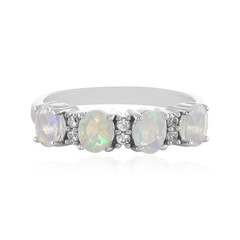 Welo Opal Silver Ring