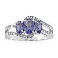 Tanzanite Silver Ring