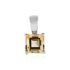 Citrine Silver Pendant