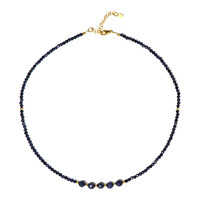 Blue Sapphire Silver Necklace