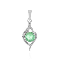 Ethiopian Emerald Silver Pendant