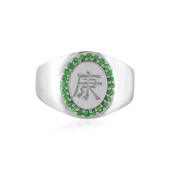 Kenya Tsavorite Silver Ring