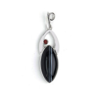 Agate Silver Pendant