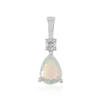 Welo Opal Silver Pendant