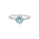 Sky Blue Topaz Silver Ring