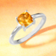 Citrine Silver Ring