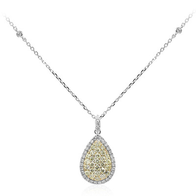 14K SI2 Yellow Diamond Gold Necklace (CIRARI)