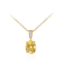 Citrine Silver Necklace