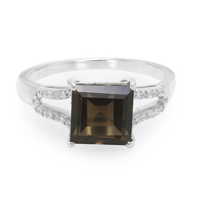 Smoky Quartz Silver Ring