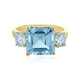 Sky Blue Topaz Silver Ring