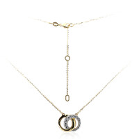 18K IF (D) Diamond Gold Necklace