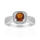 Madeira Citrine Silver Ring