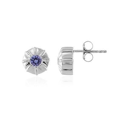 Tanzanite Silver Earrings (MONOSONO COLLECTION)