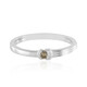 I3 Champagne Diamond Silver Ring