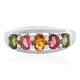 Fancy Tourmaline Silver Ring