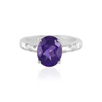 Siberian Amethyst Silver Ring