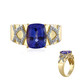 18K AAA Tanzanite Gold Ring (AMAYANI)