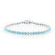 Sleeping Beauty Turquoise Silver Bracelet