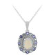 Welo Opal Silver Necklace