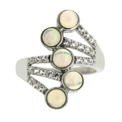 Welo Opal Silver Ring