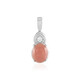 Rhodochrosite Silver Pendant