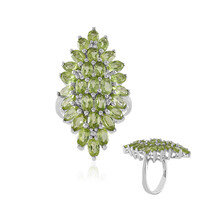 Peridot Silver Ring