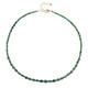 Zambian Emerald Silver Necklace