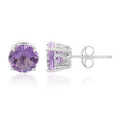 Amethyst Silver Earrings